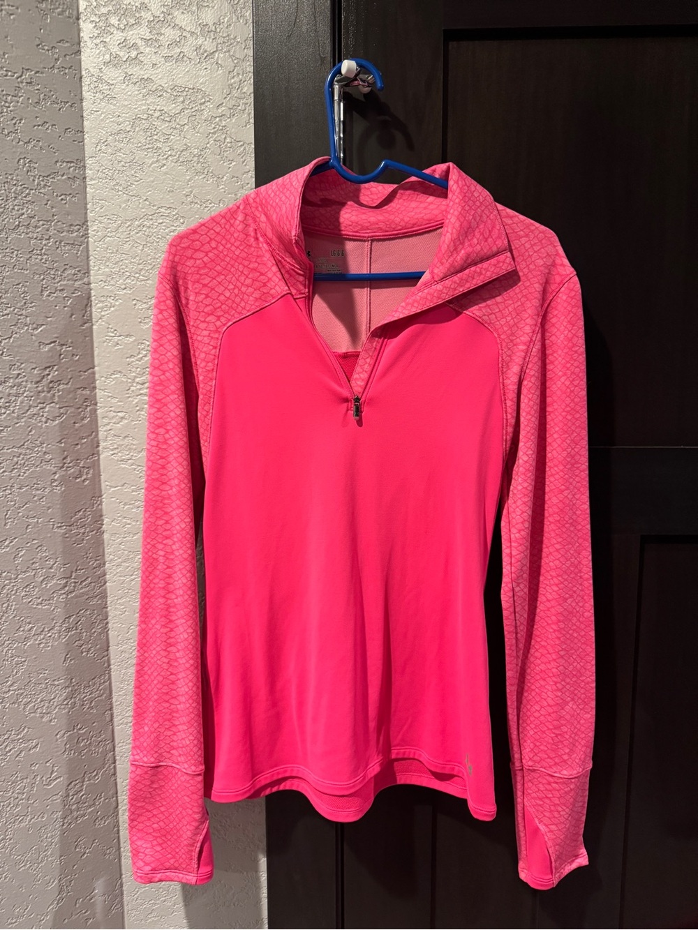 Under Armour Hot Pink Quarter-Zip Pullover
